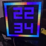 Smart LED Matrix Pixel Display RGB DIY Graffiti Bluetooth App Control Art Display For Gaming Room Decor Cool Animation Frame photo review