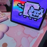 Smart LED Matrix Pixel Display RGB DIY Graffiti Bluetooth App Control Art Display For Gaming Room Decor Cool Animation Frame photo review