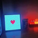 Smart LED Matrix Pixel Display RGB DIY Graffiti Bluetooth App Control Art Display For Gaming Room Decor Cool Animation Frame photo review