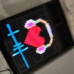 Smart LED Matrix Pixel Display RGB DIY Graffiti Bluetooth App Control Art Display For Gaming Room Decor Cool Animation Frame photo review