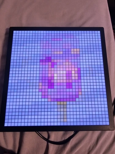 Smart LED Matrix Pixel Display RGB DIY Graffiti Bluetooth App Control Art Display For Gaming Room Decor Cool Animation Frame photo review