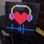 Smart LED Matrix Pixel Display RGB DIY Graffiti Bluetooth App Control Art Display For Gaming Room Decor Cool Animation Frame photo review