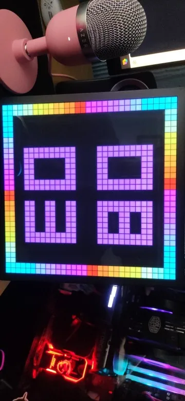 Smart LED Matrix Pixel Display RGB DIY Graffiti Bluetooth App Control Art Display For Gaming Room Decor Cool Animation Frame photo review