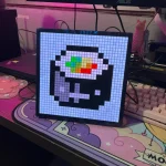 Smart LED Matrix Pixel Display RGB DIY Graffiti Bluetooth App Control Art Display For Gaming Room Decor Cool Animation Frame photo review