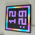 Smart LED Matrix Pixel Display RGB DIY Graffiti Bluetooth App Control Art Display For Gaming Room Decor Cool Animation Frame photo review